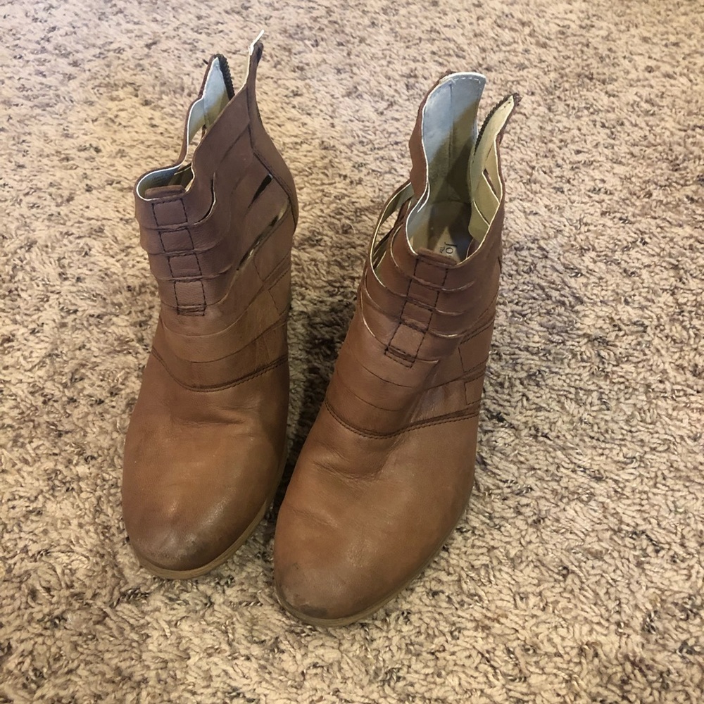 Brown booties